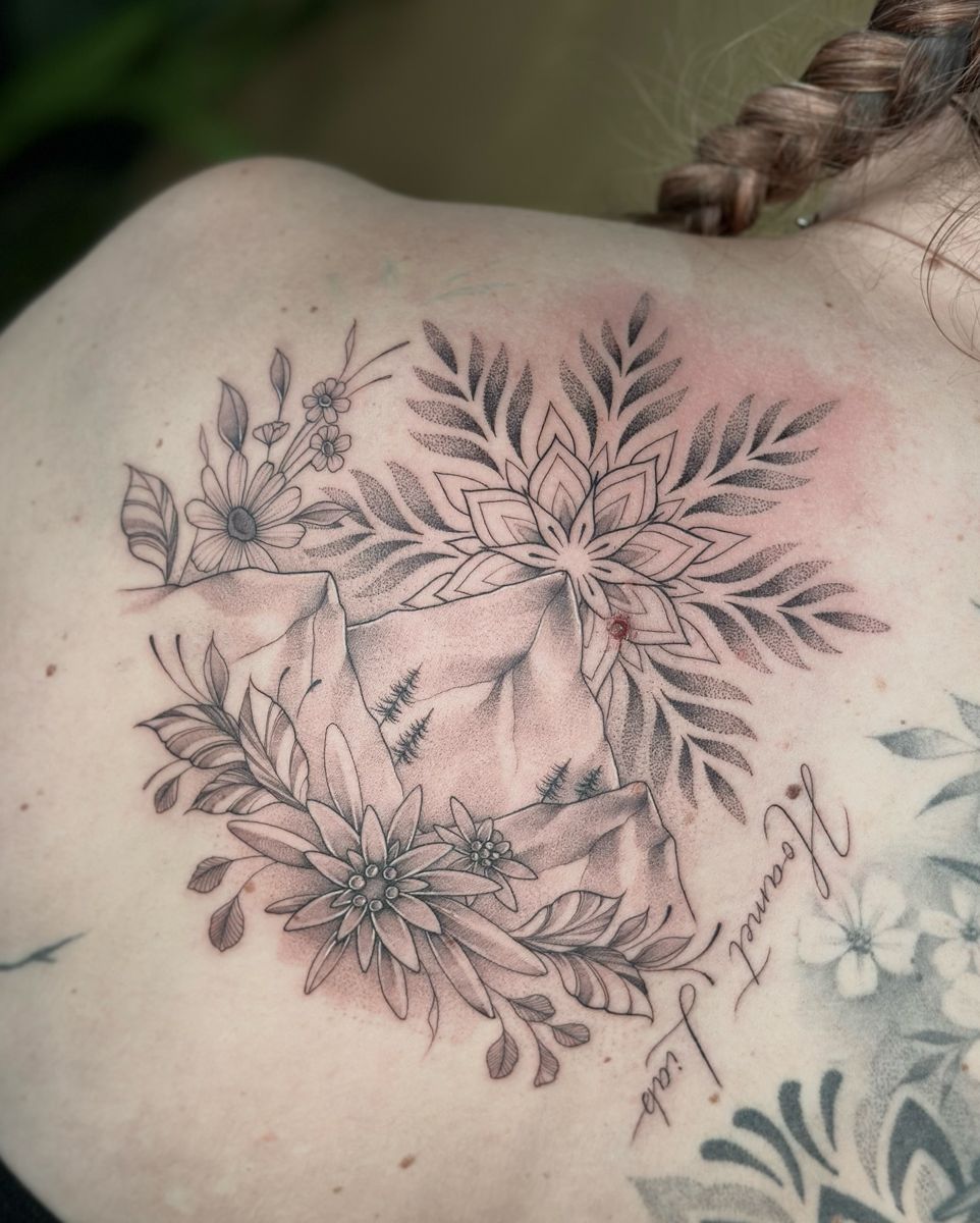 Winterblüte — Rücken